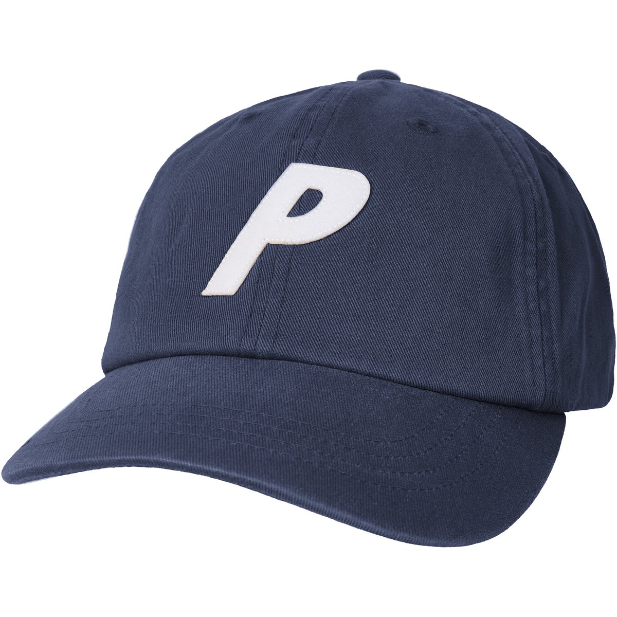 Palace P 6-PANEL NAVY (Holiday 2025) - $48.00