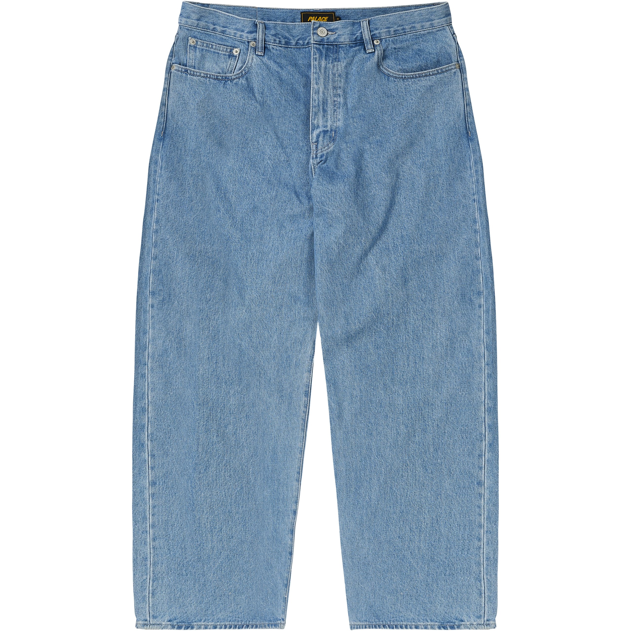 P90 BAGGY SCRIPT JEAN DISTRESSED LIGHT STONE WASH