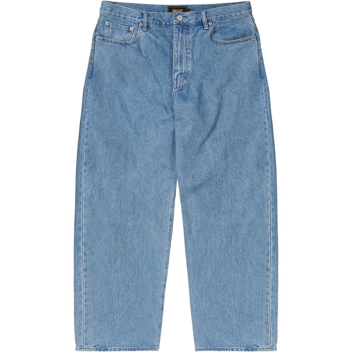Palace P90 BAGGY SCRIPT JEAN DISTRESSED LIGHT STONE WASH (Holiday 2025) - $188.00