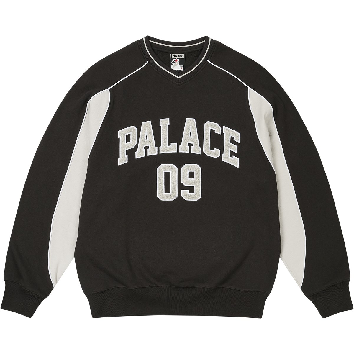 Palace PALACE 09 CREW BLACK (Holiday 2025) - $158.00