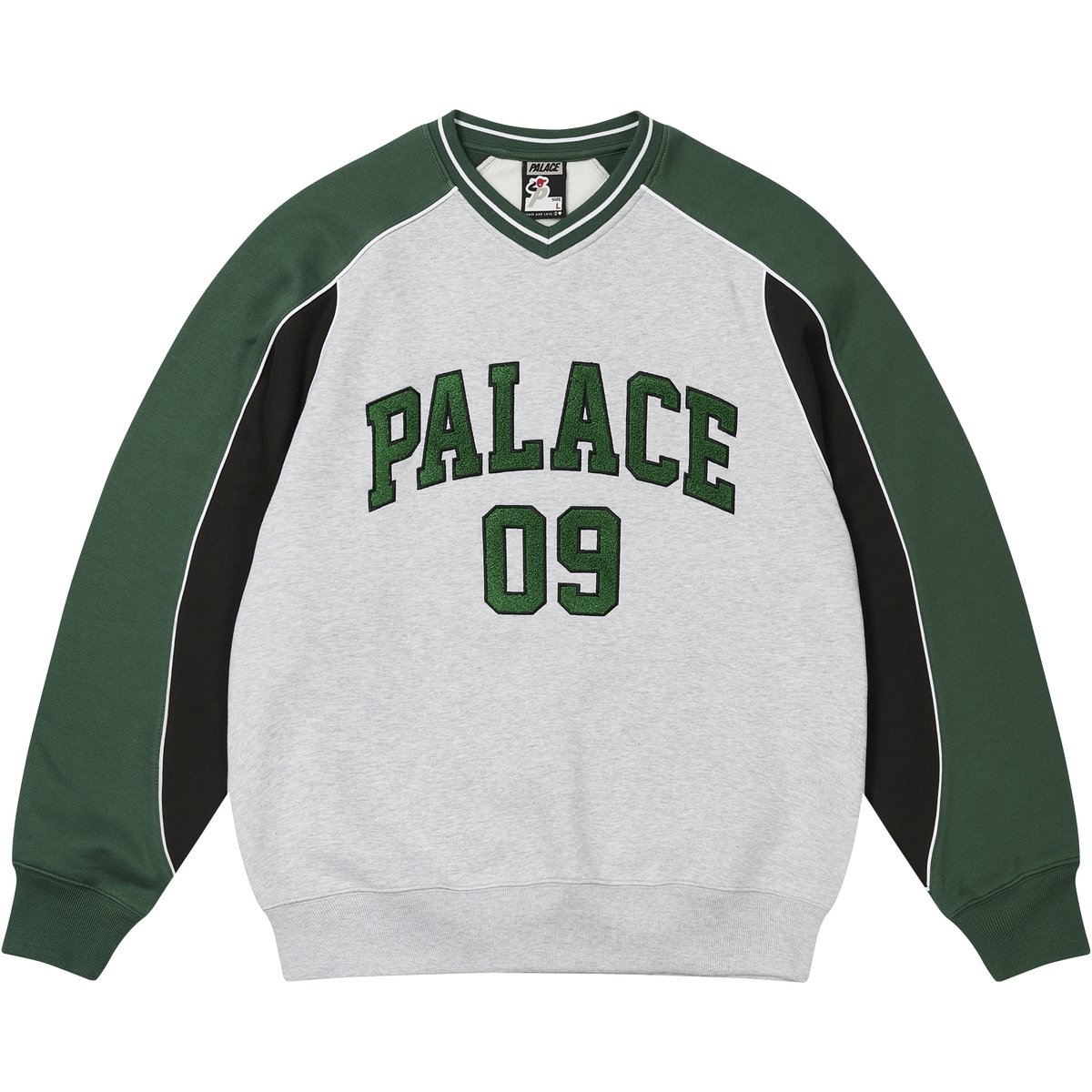 Palace PALACE 09 CREW GREY MARL (Holiday 2025) - $158.00