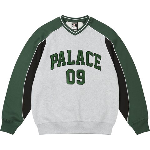 Palace PALACE 09 CREW GREY MARL - $158.00