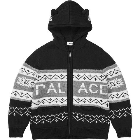 Palace PALACE LOVES ME HOODED KNIT BLACK - €288.00