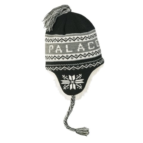 Palace PALACE LOVES ME PERUVIAN BEANIE BLACK - Colorway