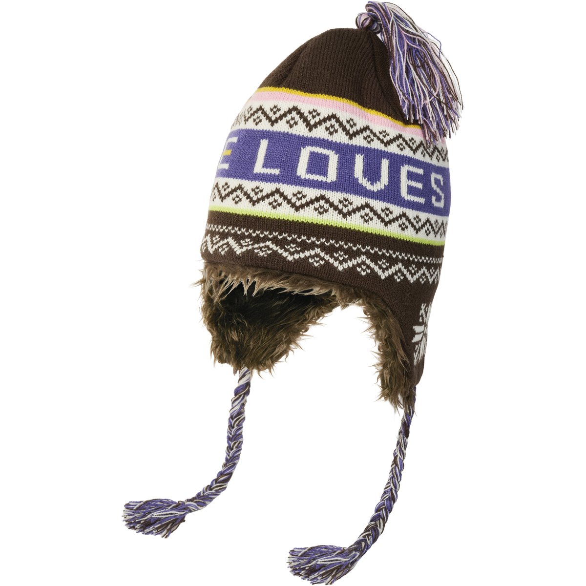 Palace PALACE LOVES ME PERUVIAN BEANIE BROWN (Holiday 2025) - €54.00