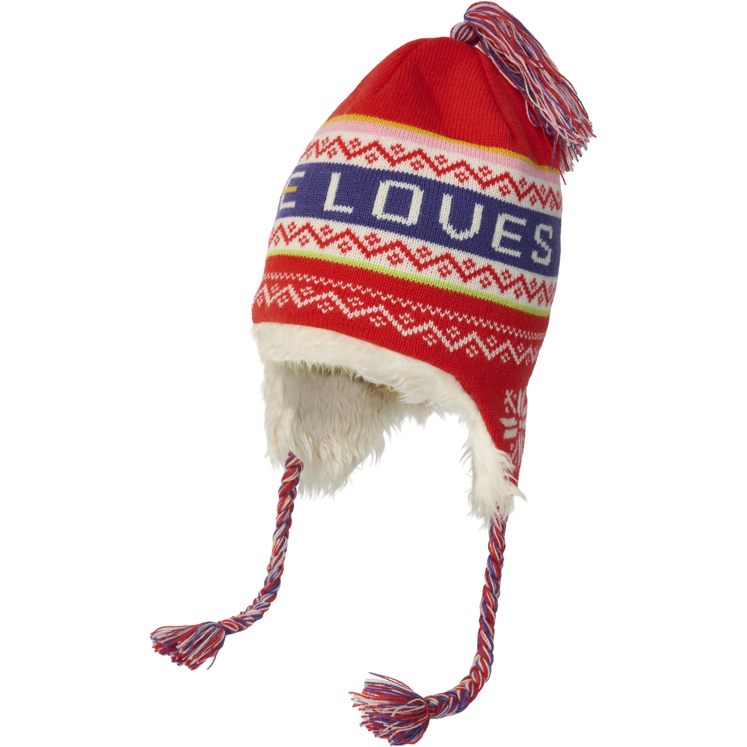 PALACE LOVES ME PERUVIAN BEANIE RED