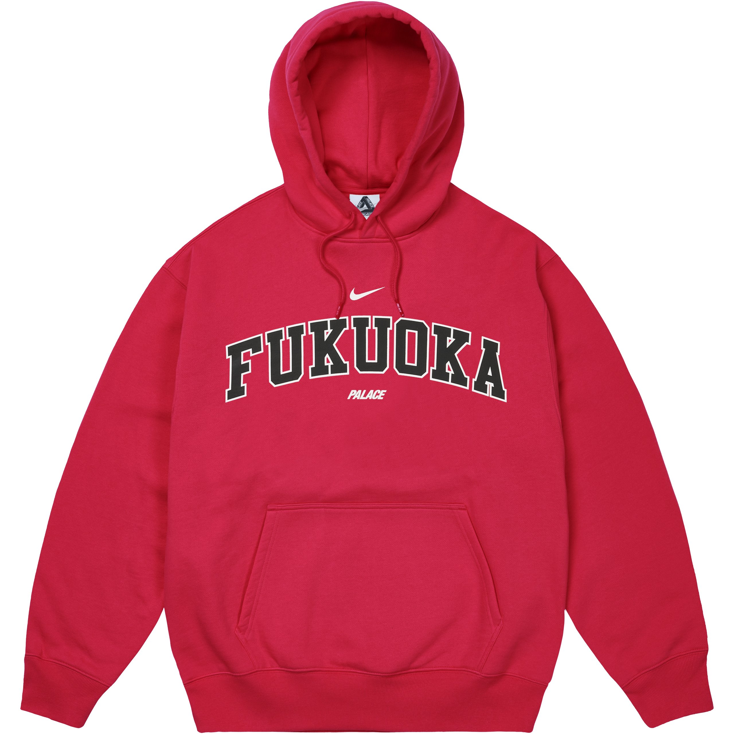 PALACE NIKE SHOP HOOD FUKUOKA RED