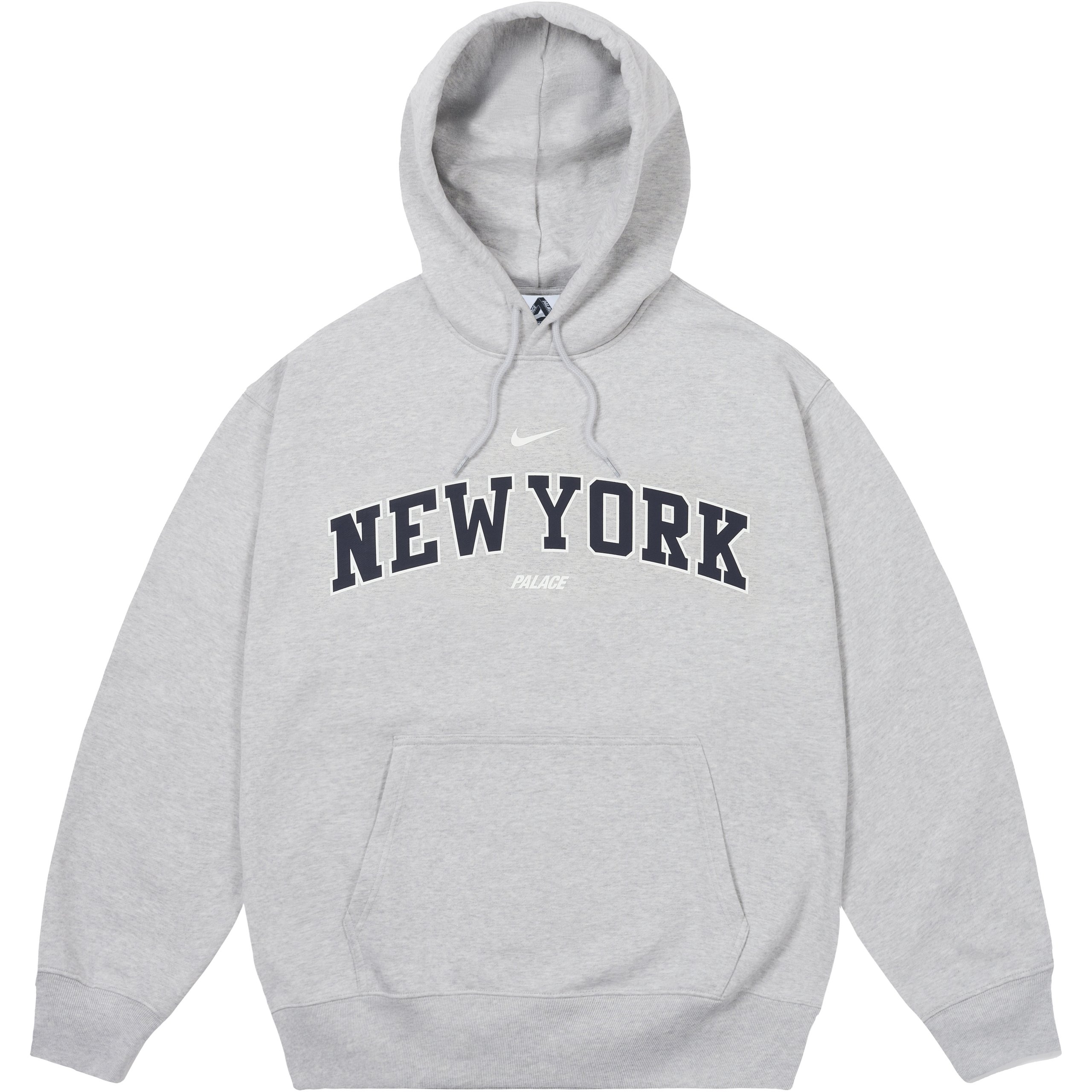 PALACE NIKE SHOP HOOD NEW YORK GREY MARL