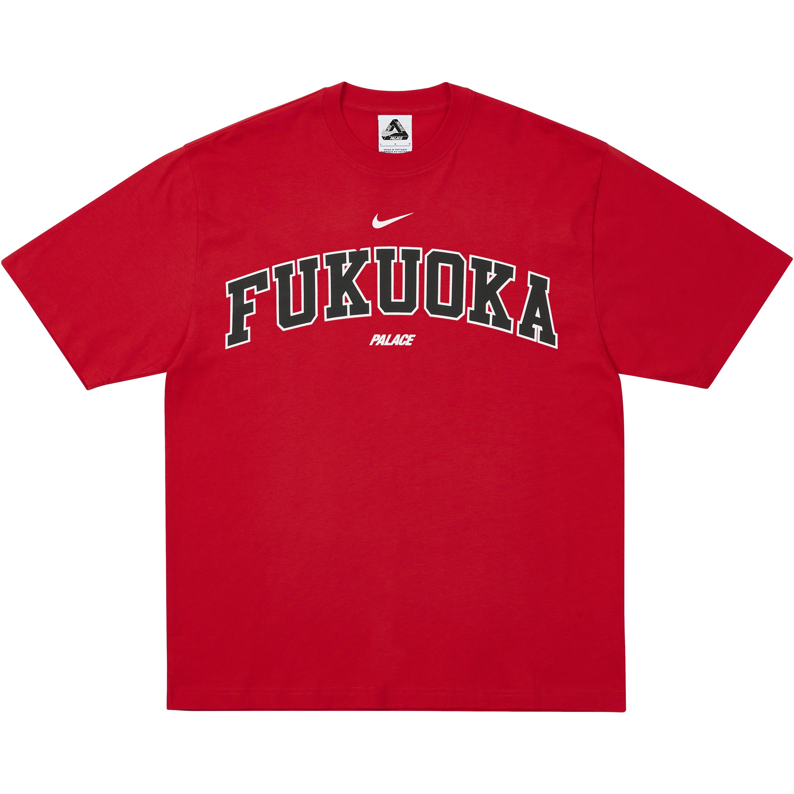 PALACE NIKE SHOP T-SHIRT FUKUOKA RED