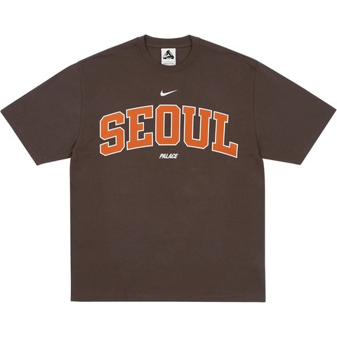 Palace PALACE NIKE SHOP T-SHIRT HONGDAE BROWN