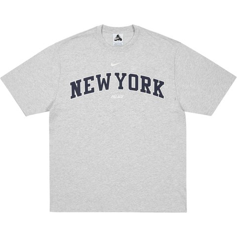 Palace PALACE NIKE SHOP T-SHIRT NEW YORK GREY MARL