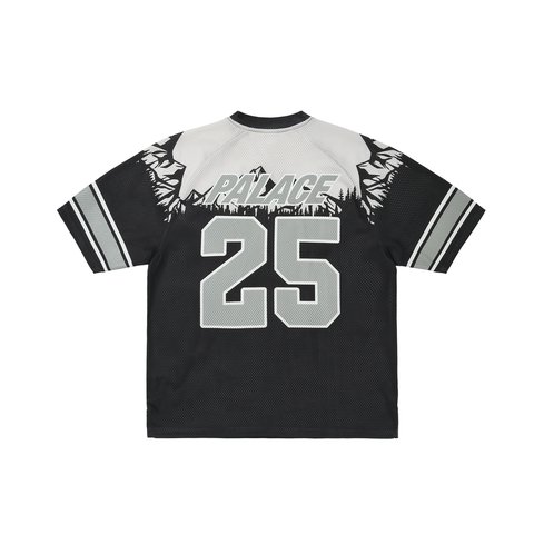 Palace PEAKER MESH JERSEY BLACK - Colorway