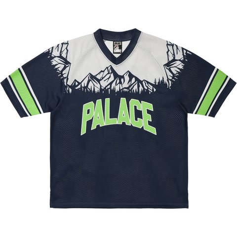 Palace PEAKER MESH JERSEY NAVY - $148.00