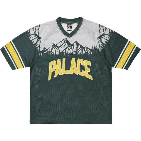 Palace PEAKER MESH JERSEY RACEY GREEN - $148.00