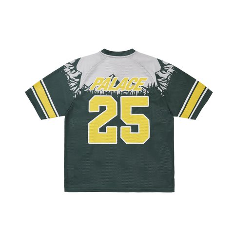 Palace PEAKER MESH JERSEY RACEY GREEN - Colorway