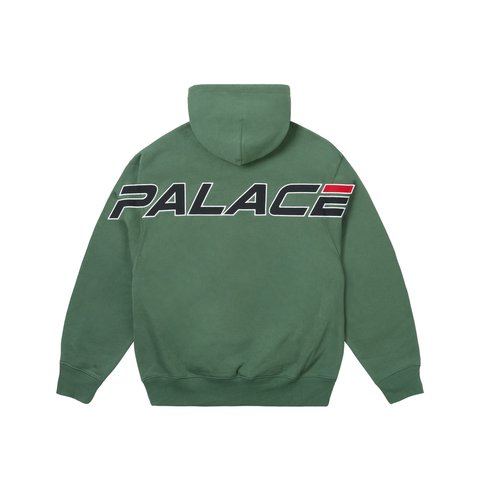 Palace PERFORMANCE HOOD RACEY GREEN - Colorway