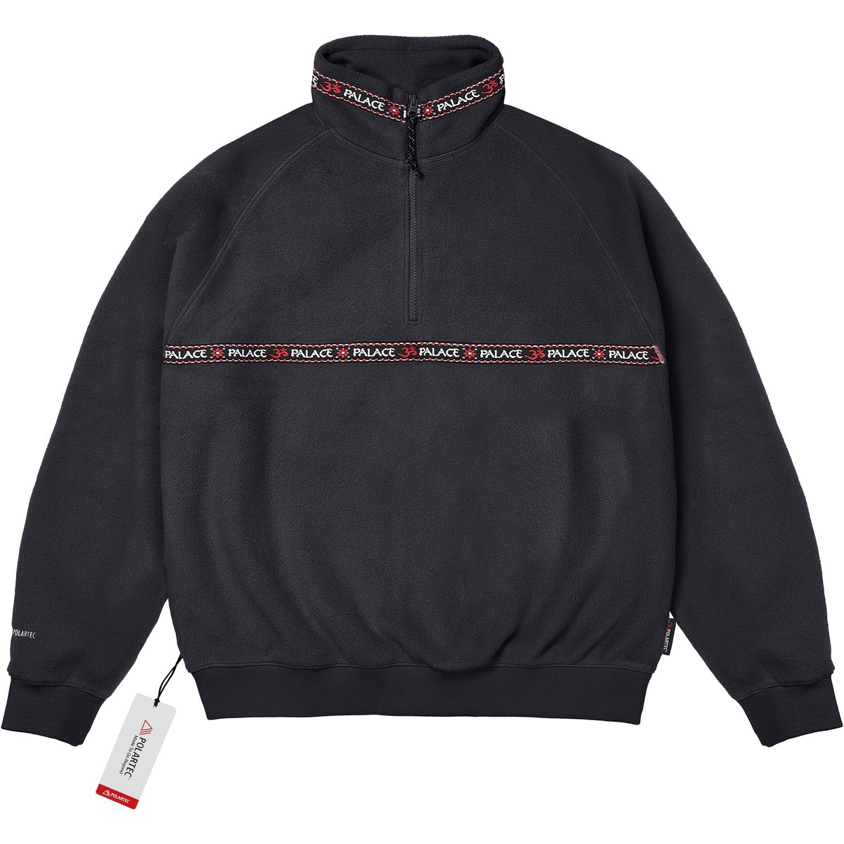 Palace POLARTEC OM 1/4 ZIP BLACK (Holiday 2025) - $198.00