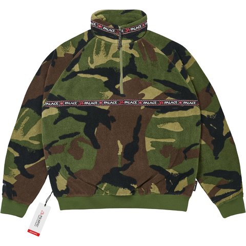 Palace POLARTEC OM 1/4 ZIP WOODLAND CAMO - $198.00
