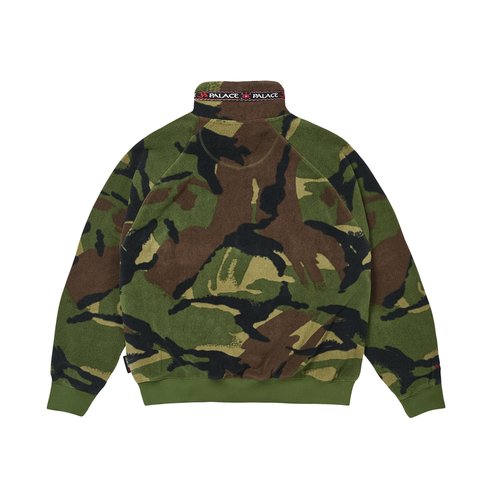 Palace POLARTEC OM 1/4 ZIP WOODLAND CAMO - Colorway