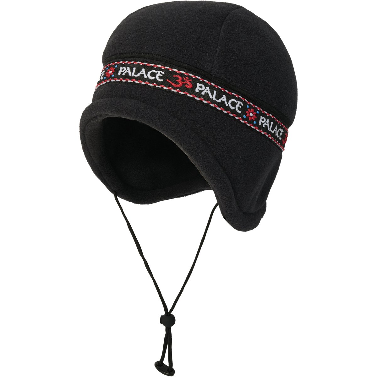 Palace POLARTEC OM EARFLAP BEANIE BLACK (Holiday 2025) - $52.00