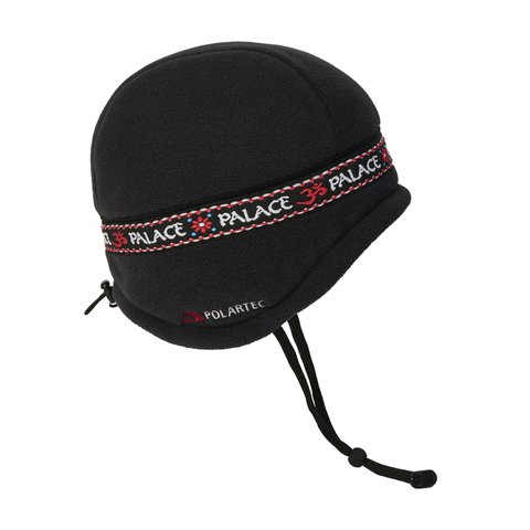 Palace POLARTEC OM EARFLAP BEANIE BLACK - Colorway