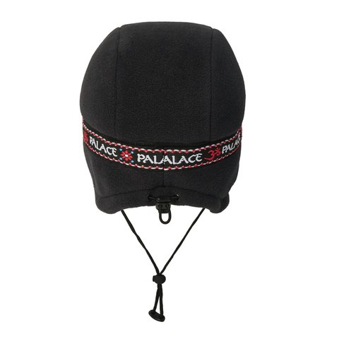 Palace POLARTEC OM EARFLAP BEANIE BLACK - Colorway