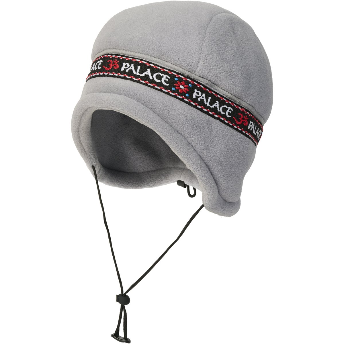 Palace POLARTEC OM EARFLAP BEANIE GREY (Holiday 2025) - $52.00
