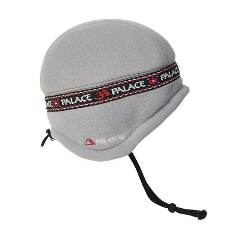 Palace POLARTEC OM EARFLAP BEANIE GREY - Colorway