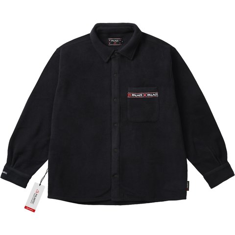Palace POLARTEC OM FLEECE OVERSHIRT BLACK - $188.00