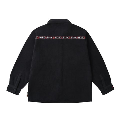 Palace POLARTEC OM FLEECE OVERSHIRT BLACK - Colorway