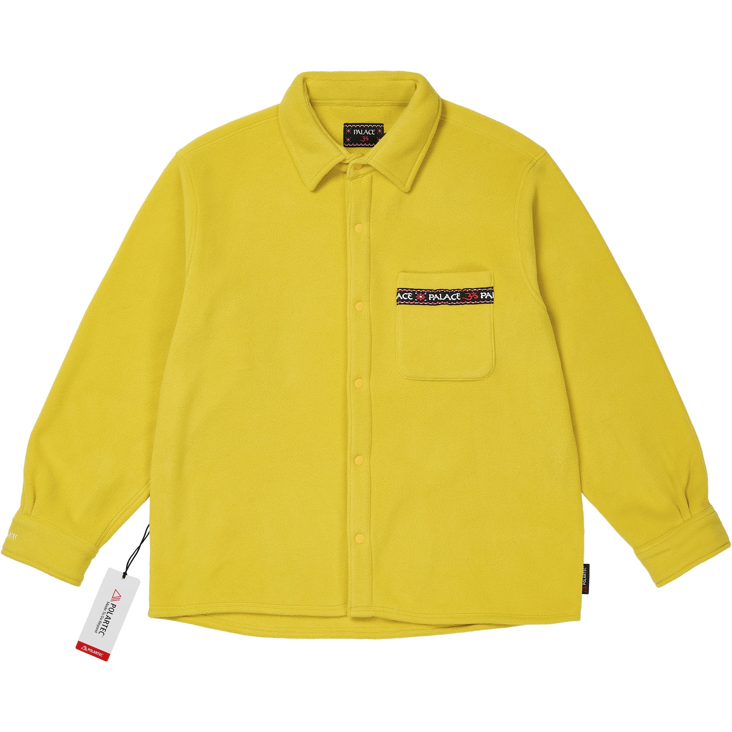 POLARTEC OM FLEECE OVERSHIRT SAFFRON