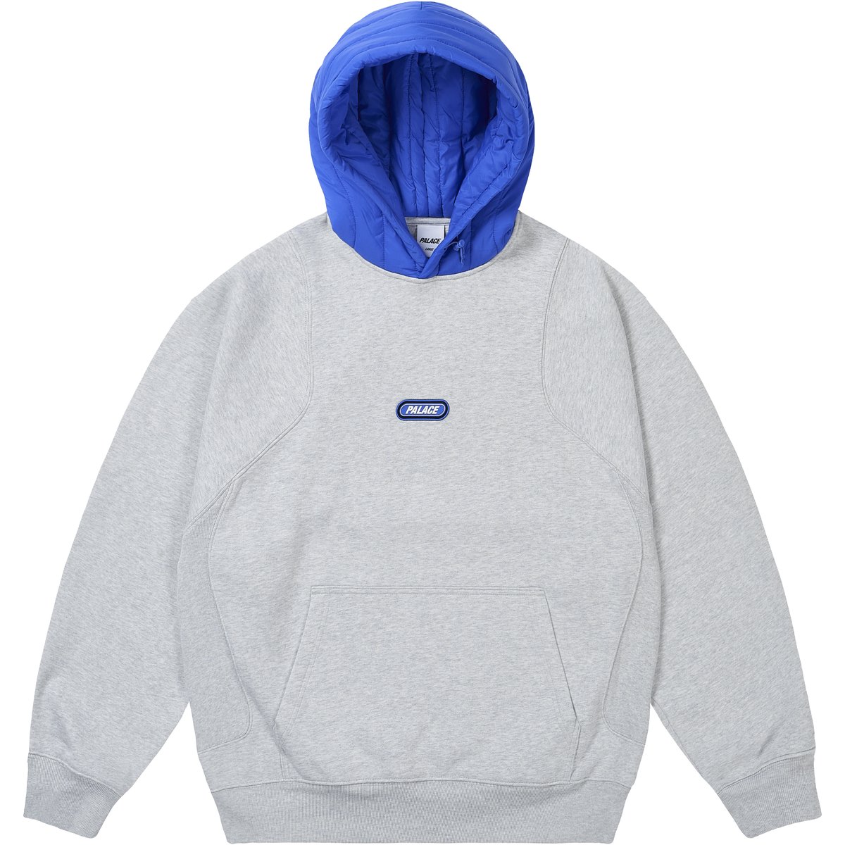 Palace PUFFA HOOD GREY MARL (Holiday 2025) - $178.00