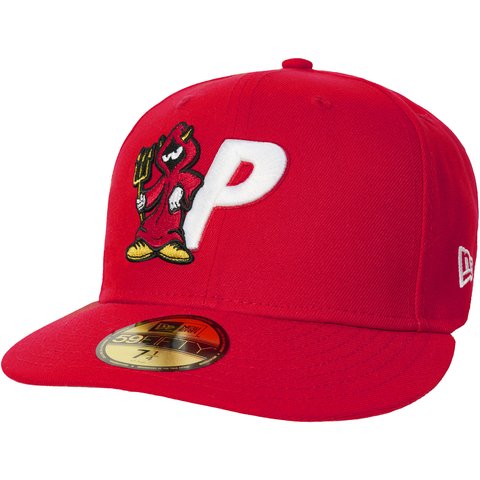 Palace RIGHT AND WRONG P NEW ERA 59FIFTY RED - $58.00