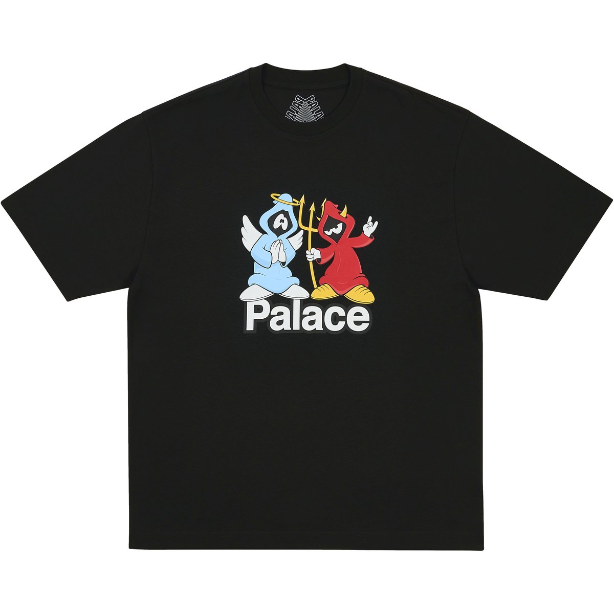 Palace RIGHT AND WRONG T-SHIRT BLACK (Holiday 2025) - $48.00