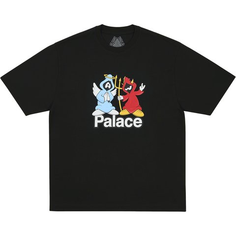 Palace RIGHT AND WRONG T-SHIRT BLACK - $48.00