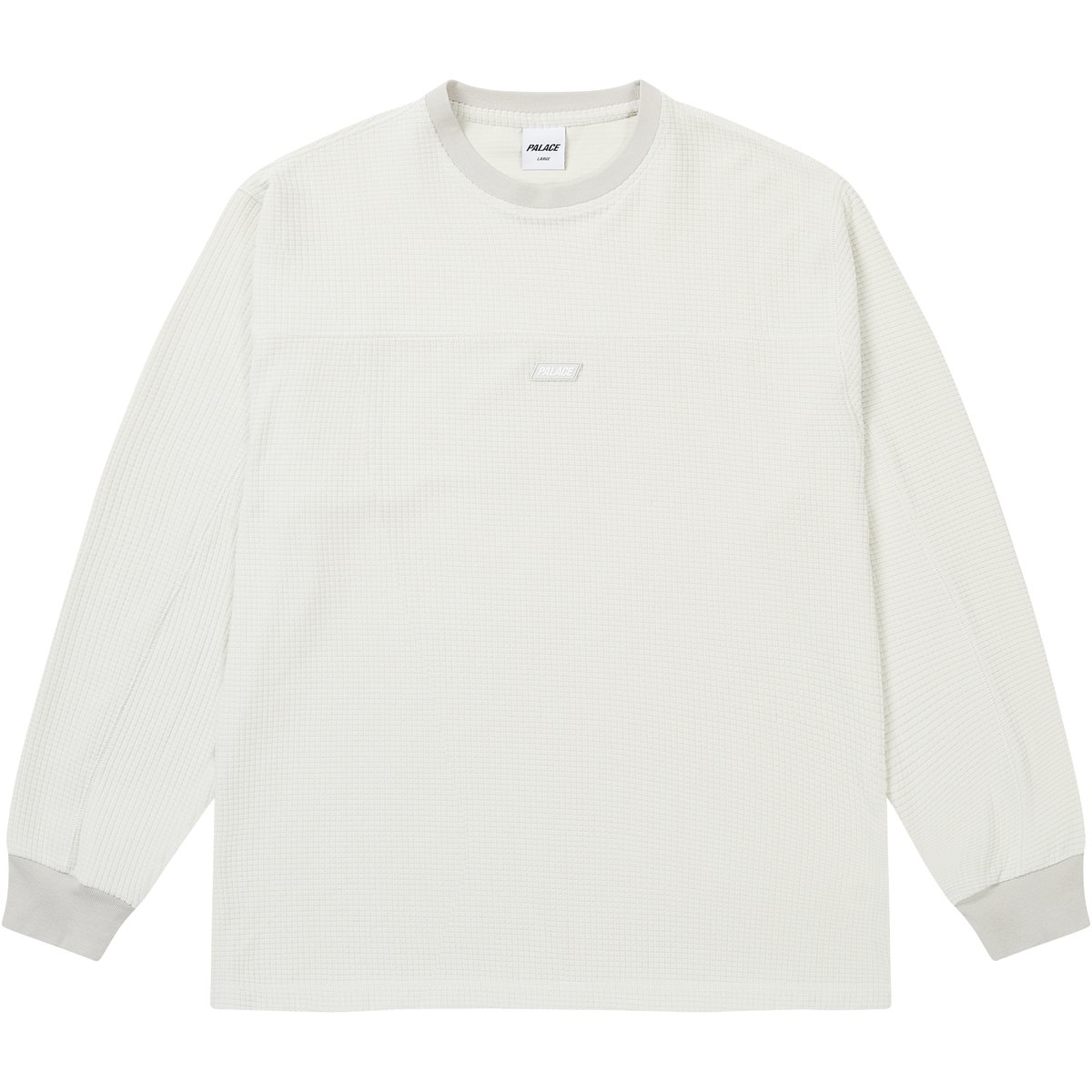 Palace RUN IT THERMAL LONGSLEEVE GREY (Holiday 2025) - $88.00