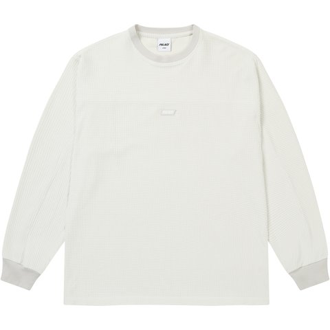 Palace RUN IT THERMAL LONGSLEEVE GREY - $88.00