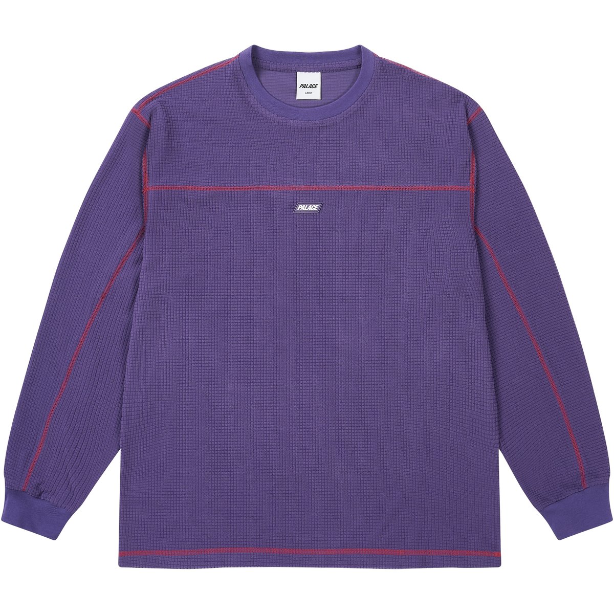Palace RUN IT THERMAL LONGSLEEVE PURP (Holiday 2025) - $88.00
