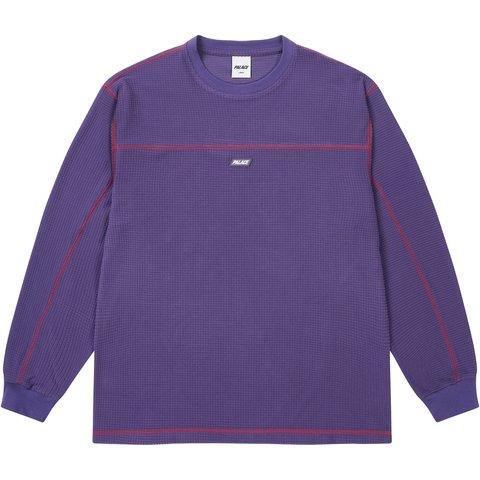 Palace RUN IT THERMAL LONGSLEEVE PURP - $88.00