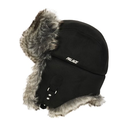Palace SHERPA FAUX SUEDE TROOPER BLACK - Colorway