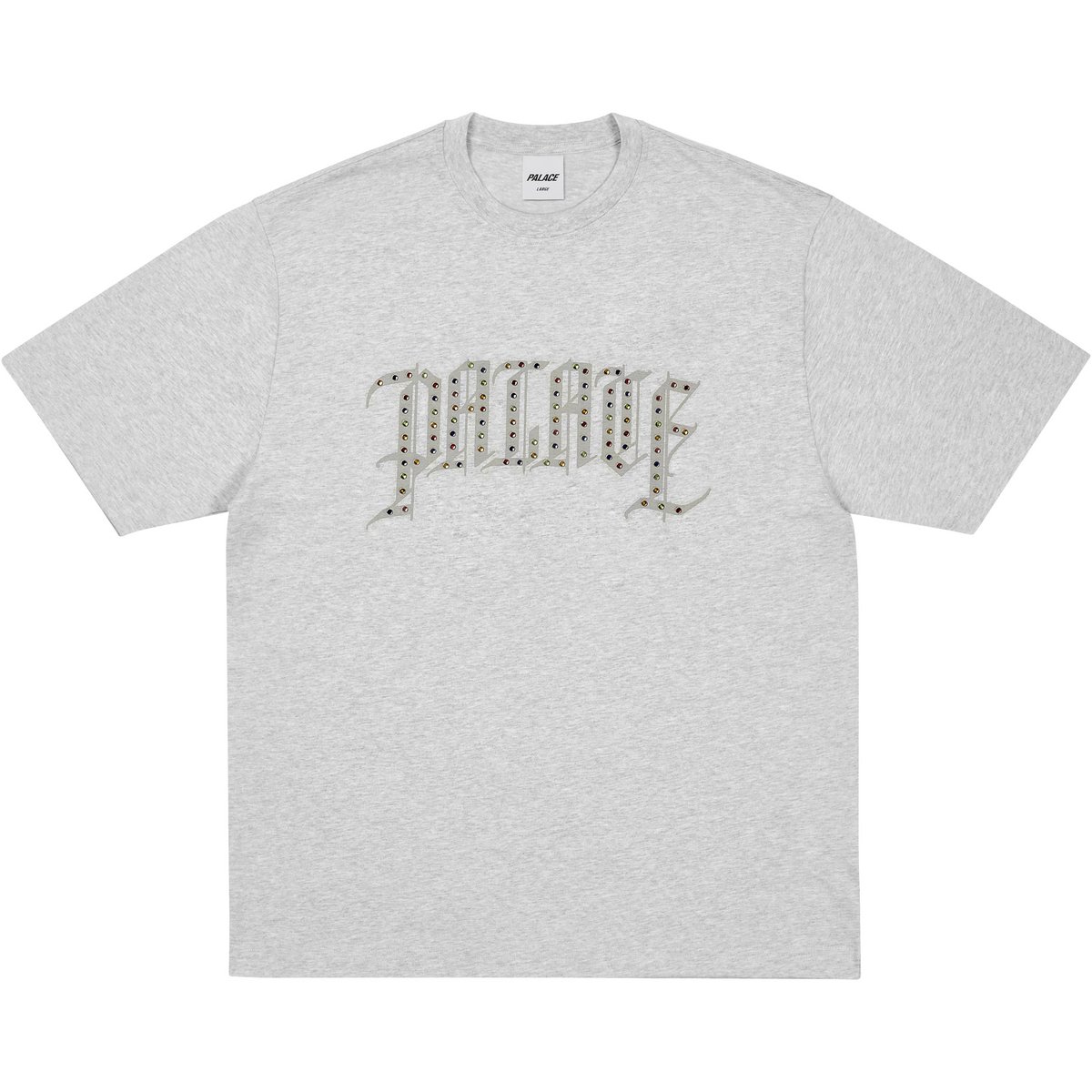 Palace STUD-U-LIKE T-SHIRT GREY MARL (Holiday 2025)