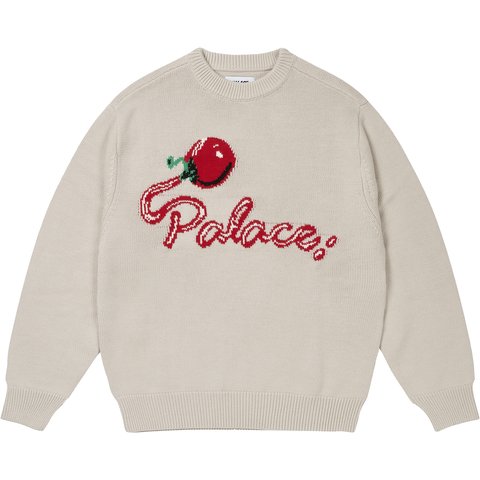 Palace TOMMY KNIT OFF WHITE - $198.00