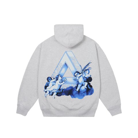 Palace TRI-ANGELIC HOOD GREY MARL - Colorway