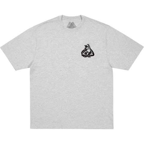 Palace TRI SORCERY T-SHIRT GREY MARL - $48.00