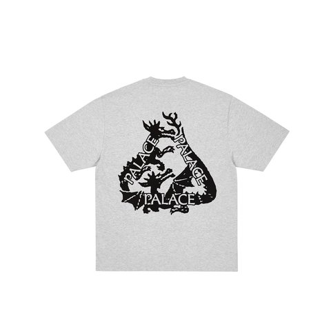 Palace TRI SORCERY T-SHIRT GREY MARL - Colorway