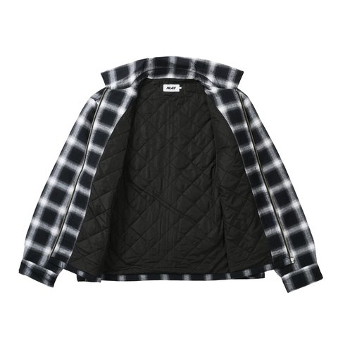 Palace ZIP UP SHIRT BLACK - Colorway