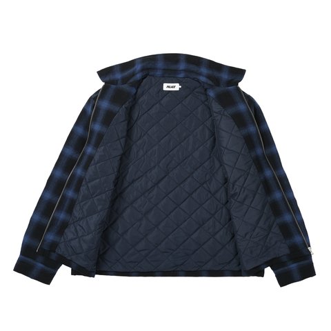 Palace ZIP UP SHIRT NAVY - Colorway