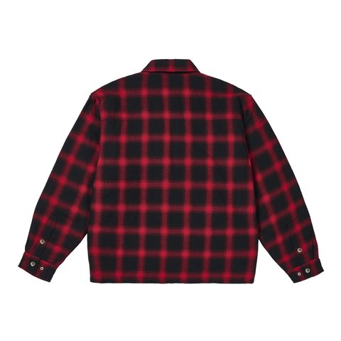 Palace ZIP UP SHIRT RED - Colorway