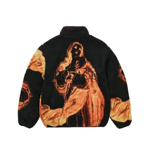 Palace HOLY GRAIL FUNNEL FLEECE BLACK - Colorway