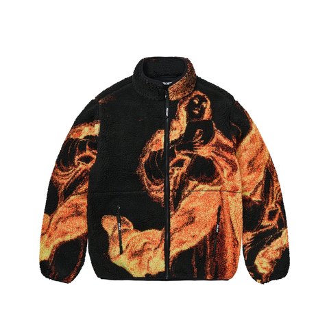 Palace HOLY GRAIL FUNNEL FLEECE BLACK - Colorway